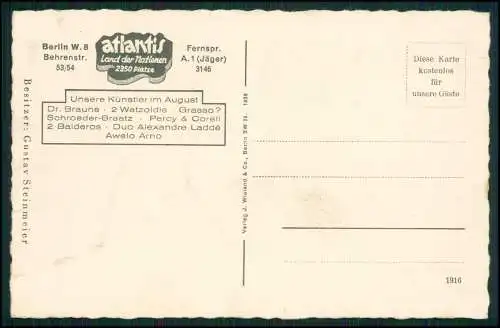 AK Berlin, Restaurant Atlantis-Winzerdorf, Marktplatz, Tanz unter Sternen, 1938