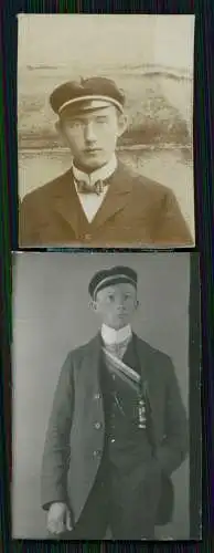 4x Foto Portrait Studentika Studenten Schüler Lehrer 1910-20