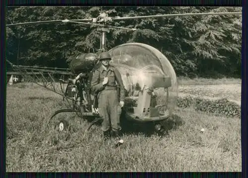 Foto Hubschrauber Helikopter - Bell 47G-2 der United States Army