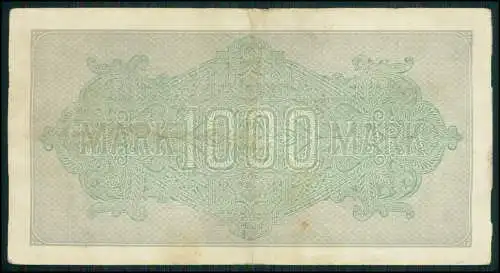 11x - alte Reichsbanknote 1000 Mark - Deutsches Reich - 1922