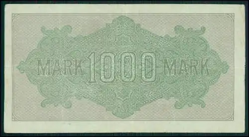 11x - alte Reichsbanknote 1000 Mark - Deutsches Reich - 1922