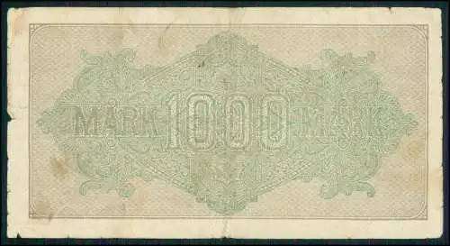 11x - alte Reichsbanknote 1000 Mark - Deutsches Reich - 1922
