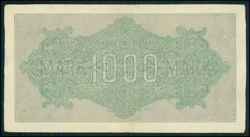 11x - alte Reichsbanknote 1000 Mark - Deutsches Reich - 1922