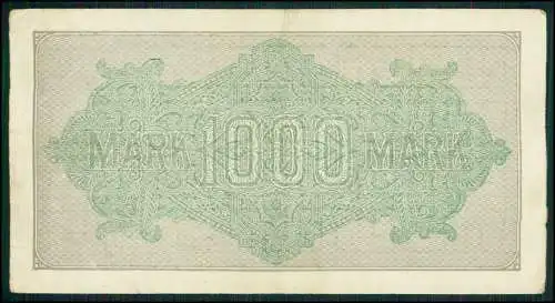 11x - alte Reichsbanknote 1000 Mark - Deutsches Reich - 1922