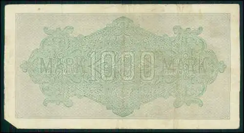 11x - alte Reichsbanknote 1000 Mark - Deutsches Reich - 1922