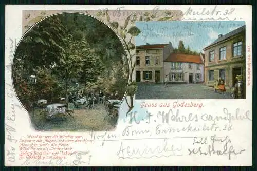 AK Bad Godesberg Bonn Gasthof zum Godesberg - Inh. Geschw. Schumacher 1907 gel.