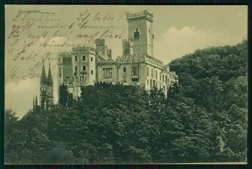AK - Stolzenfels Koblenz in Rheinland Pfalz, Schloss - 1908 gelaufen