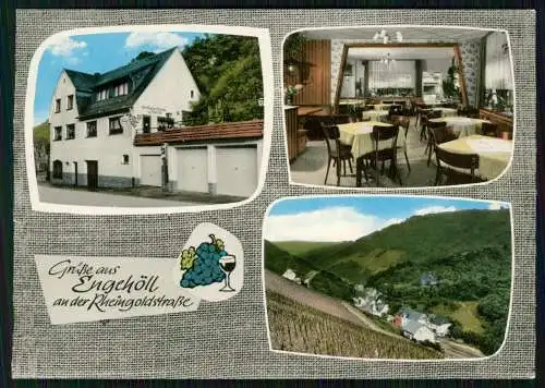 AK - Engehöll Oberwesel Rheingoldstraße - Weingut Restaurant - Pension Paul Alt