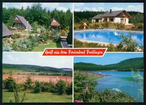 2x AK Feriendorf Freilingen Blankenheim Tauchen Tennisplatz Angeln Minigolf Pool