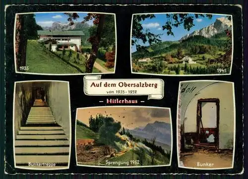 Foto AK Auf dem Obersalzberg Berchtesgaden diverse Ansichten von 1935-1952