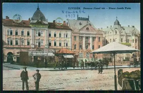 AK Neusatz Ujvidék - Ferencz József tér, Franz Josefs Plats - 1917