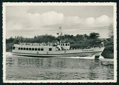 2x AK Bremen Ausflug-Dampfer NOROLAND -Otto Schreiber Reederei Weser Fahrten