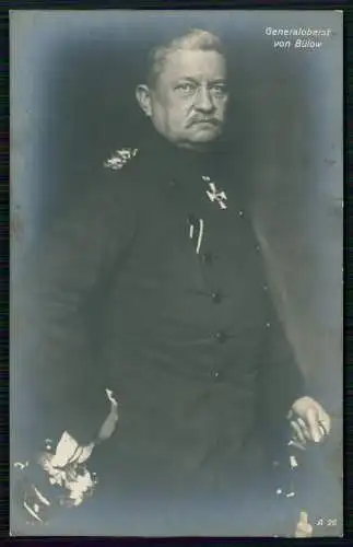 AK - Heerführer Generaloberst von Bülow - Standportrait in Uniform