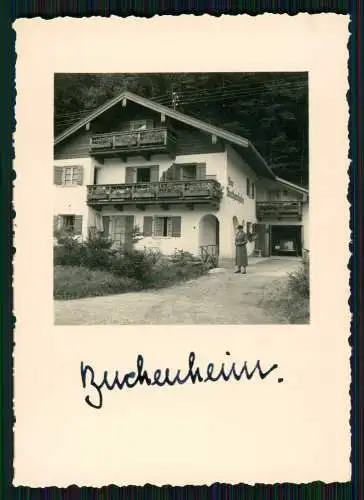 9x alte Fotos Pension Am Buchenheim in Bayern  - Ansichten unserer Reise 1937