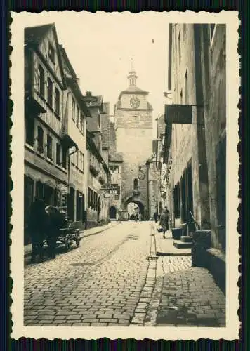 7x Foto - Rothenburg ob der Tauber Mittelfranken - Opas eigene Fotografien 1938
