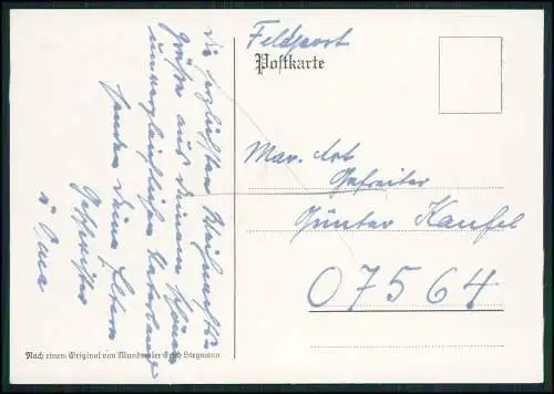 9x Postkarten Feldpost 1941 u.a. - FPN 07564 - Günther Kaufel aus Peine