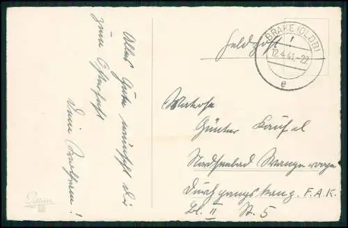 9x Postkarten Feldpost 1941 u.a. - FPN 07564 - Günther Kaufel aus Peine
