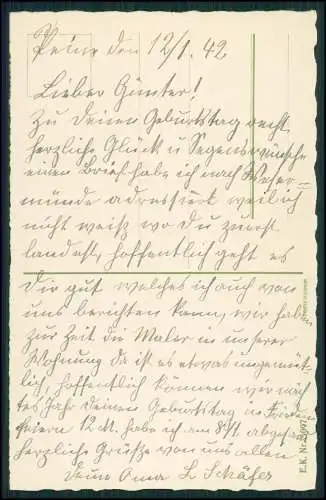 9x Postkarten Feldpost 1941 u.a. - FPN 07564 - Günther Kaufel aus Peine