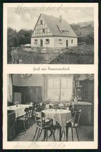 AK - Frammersbach Main-Spessart Unterfranken - Café Eich - 1938 gelaufen