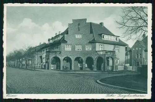 AK - Peine - Elefantenhaus Schwarzen Weg - Ecke Gunzelinstraße - 1944 Feldpost