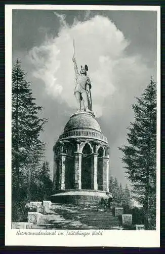 AK Detmold Lippe Horn Meinberg am Teutoburger Wald -Hermanns-Denkmal Extersteine