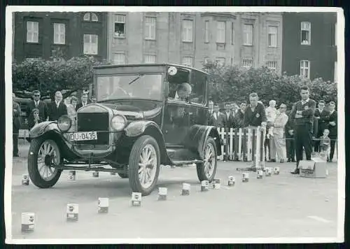 Presse-Foto 18x13cm - Ford T-Model 1925 - Duisburg Rheinhausen ADAC 1963 Turnier