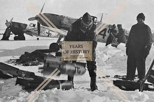 Repro Foto Flugzeug airplane aircraft Me 109