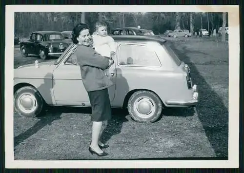 4x Foto - Oldtimer PKW Fahrzeug Auto - 1950-60er Jahre