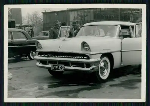 4x Foto - Oldtimer PKW Fahrzeug Auto - 1950-60er Jahre