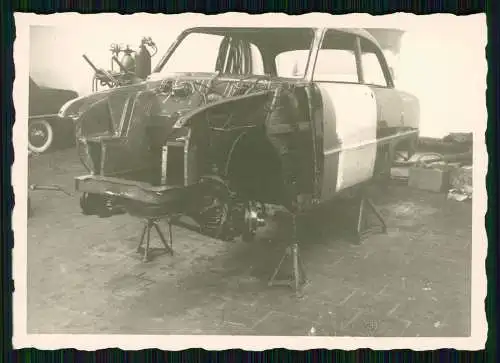 4x Foto - Oldtimer PKW Fahrzeug Auto - 1950-60er Jahre
