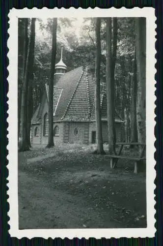 3x Foto - Ostseebad Timmendorfer Strand Niendorf - Waldkapelle 1936