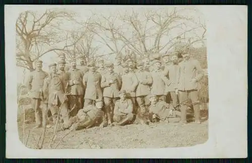 5x Foto AK 1. WK -  Res. MG Kompanie Königlich Preußisch 33 Div. - Feldpost 1917
