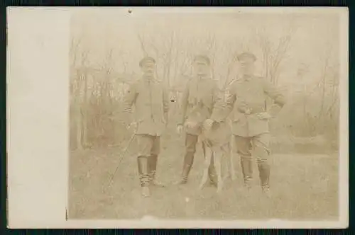 5x Foto AK 1. WK -  Res. MG Kompanie Königlich Preußisch 33 Div. - Feldpost 1917