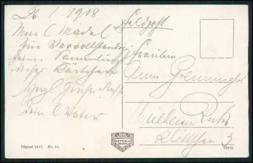 AK - Lwów Lemberg Ukraine -  Totalansicht vom Ort - Feldpost 1918