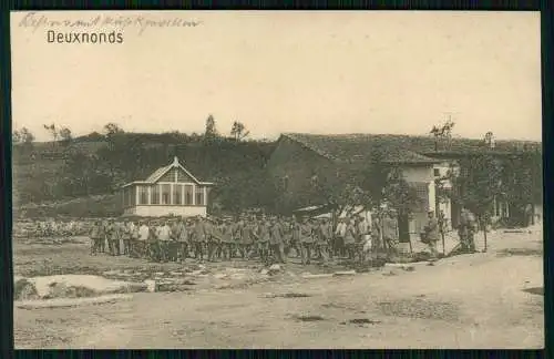 AK 1. WK - Deuxnouds-aux-Bois Meuse - 33 Div. I.R. Rgt. 67 MG -Feldpost 02. 1916