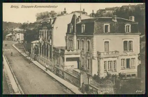 AK 1. WK - Briey Etapp. Kommandantur -33 Div. I.R. Rgt. 67 MG -Feldpost 09. 1916