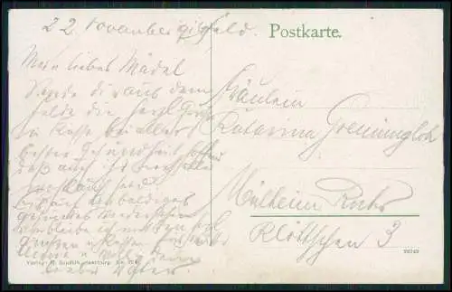 AK 1. WK - Bréménil Meurthe Moselle - 33 Div. I.R. Rgt. 67 MG -Feldpost 11. 1916