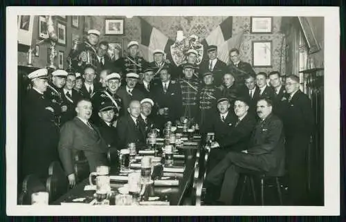 2x Echt Foto AK Gruppe Studentika Student Burschenschaft - Frankfurt a.M. ? 1936