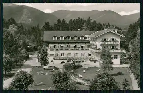 Foto AK Sanatorium Bergfrieden ROTTACH Tegernsee - Nachkurheim der Arbeit Bochum
