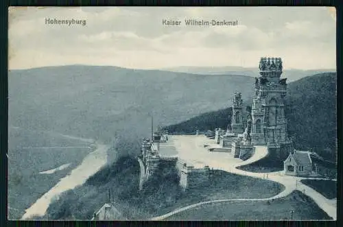 AK - Kaiser-Wilhelm-Denkmal - in Dortmund-Hohensyburg - 1916 Feldpost gelaufen