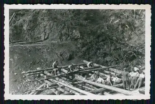 6x Foto- Soldaten Wehrmacht in Frankreich - Vormarsch Kriegszerstörung - 1940-41