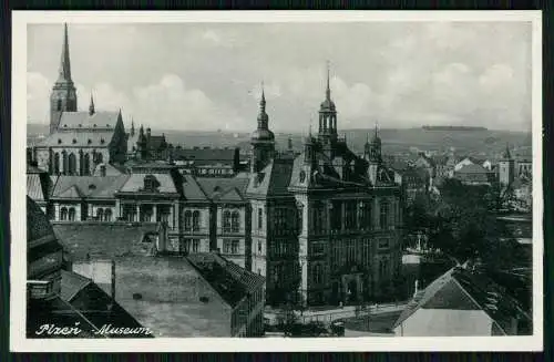 5x AK - Plzeň Pilsen Stadt - diverse Ansichten um 1930-40