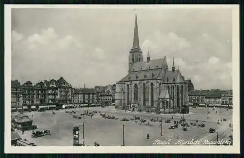 5x AK - Plzeň Pilsen Stadt - diverse Ansichten um 1930-40