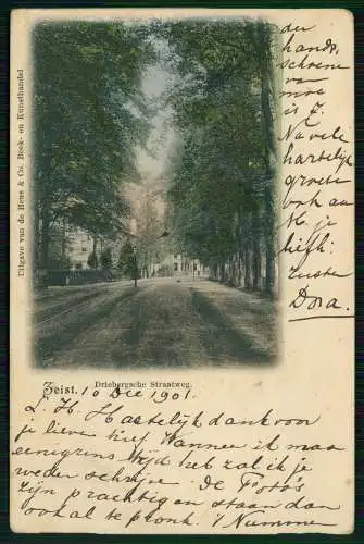 AK Litho - Zeist Utrecht Netherlands - Driebergsche Straatweg Straße - 1901 gel.