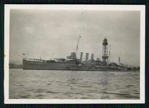 Foto Royal Navy Britische Kriegsmarine - Kreuzer Kriegsschiff Barcelona-Spanien