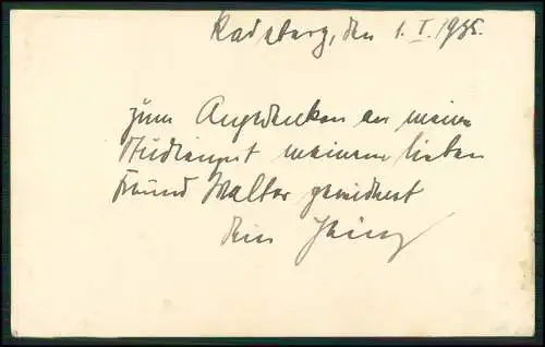 2x Foto - Studentika Student Mensur Schmiss  - Radeberg Dresden Widmung 1935