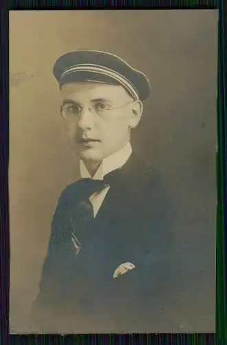 2x Foto - Studentika Student Mensur Schmiss  - Radeberg Dresden Widmung 1935