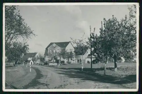 Foto 15x10cm - Dorfstraße kleiner Ort 2 Häuser Wo ? - Erinnerung Quartier 1940 ?