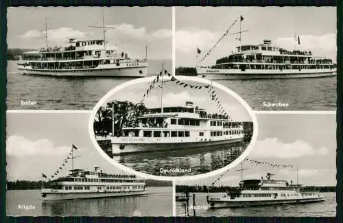 Foto AK Bodensee-Schiffe Dampfer Baden Schwaben Allgäu Österreich Deutschland