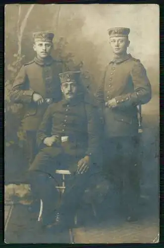 Foto AK 1. WK - Musketier Reserve-Armeekorps, 26. Division - 1915 Feldpost gel.